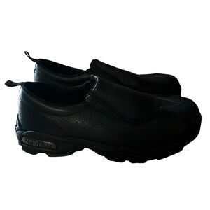 Nautilus Black Leather Safety Steel Toe Shoes Sz 13M